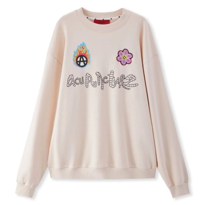 ACUPUNCTURE VERSE CREWNECK CREAM