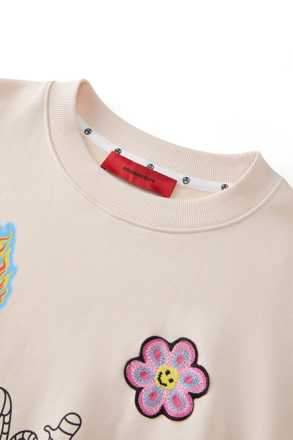 ACUPUNCTURE VERSE CREWNECK CREAM - immagine 2