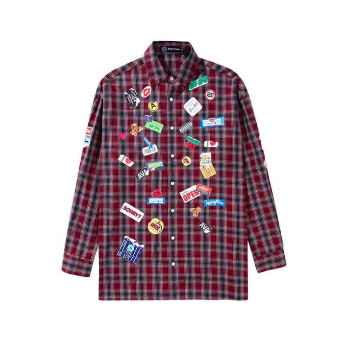 STICKERS SHIRT BORDEAUX