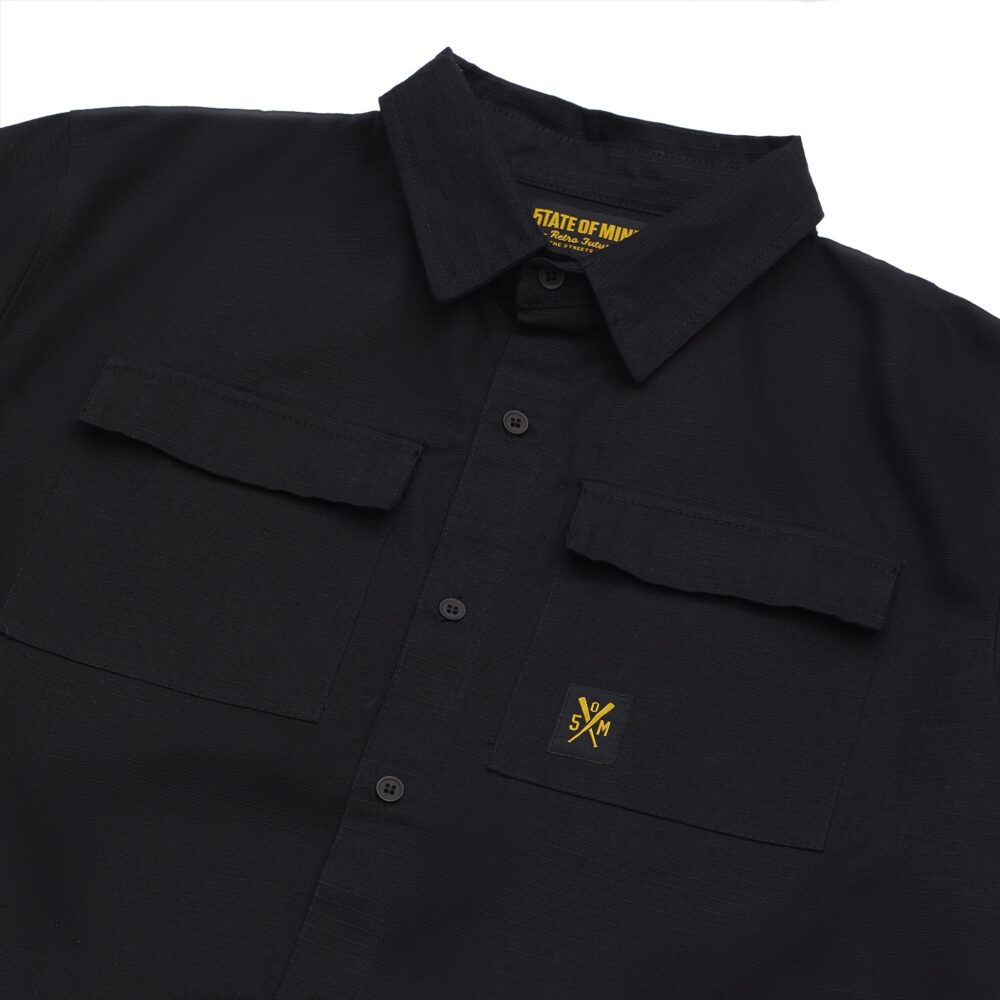 5state of mind" RETROFUTURE " Shirt Black - immagine 2