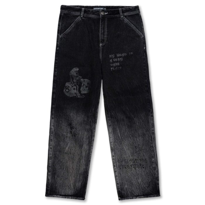 JEANS DARK GREY ACU