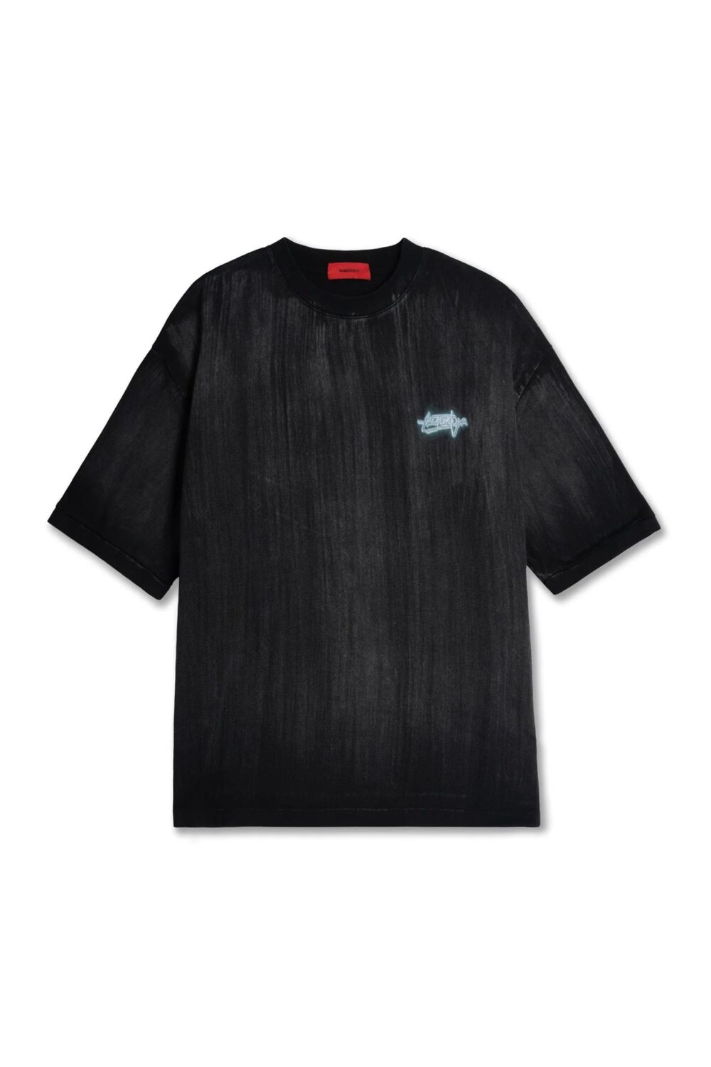 Paint t shirt black acupuncture