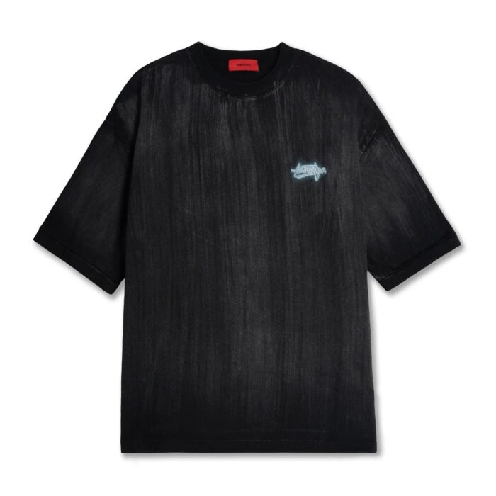 Paint t shirt black acupuncture